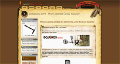 Desktop Screenshot of detektory-kovu-jizni-cechy.cz